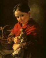 Тропинин В.А. Девочка с куклой. 1841 г. Государственный Русский музей.